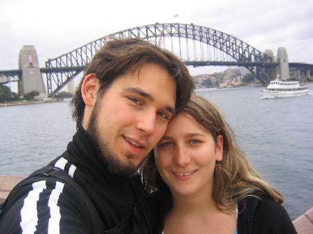 und gleich nebenan die Harbour Bridge (auf die Verena letztes Jahr hochgeklettert ist)