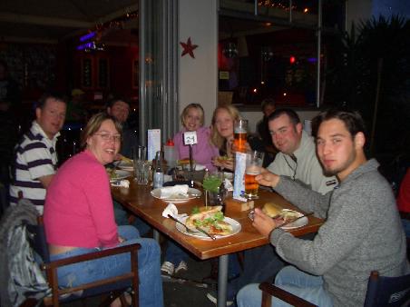 Abends gabs dann die besten Burger der Welt