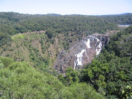 Barron Falls von der Seilbahn aus