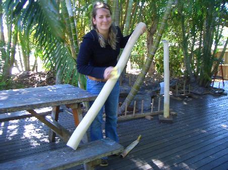 beim Didgeridoo machen