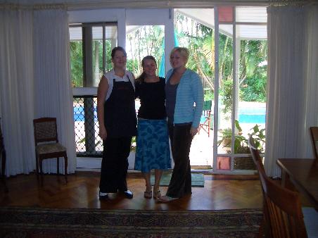 Emilie und Lauren bei Brenda in Buderim
