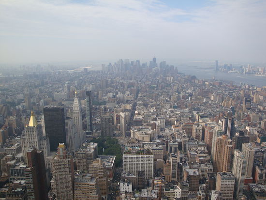 Empire State Building:Aussicht richtung Lower Manhatten