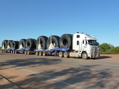 Road- Train max. Länge 53.5m