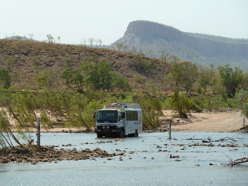Gegenverkehr im Pentecoast -Fluss