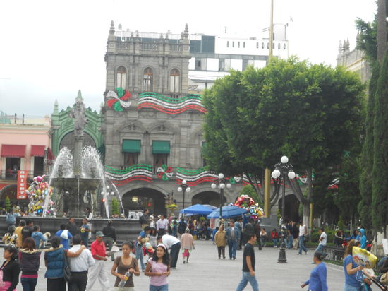 Zocalo in Puebla!
