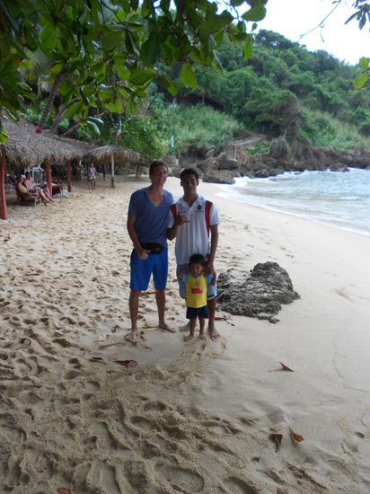 Mein Surflehrer und sein Kind..