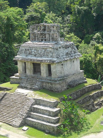 Eine der schoensten Ruinen in Palenque...
