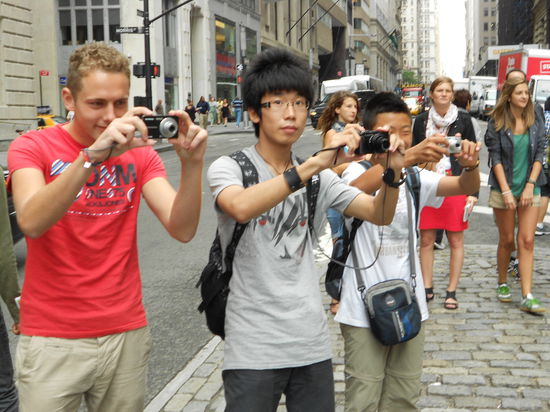 Grandioser Schnappschuss ! Steffen und die Japaner...