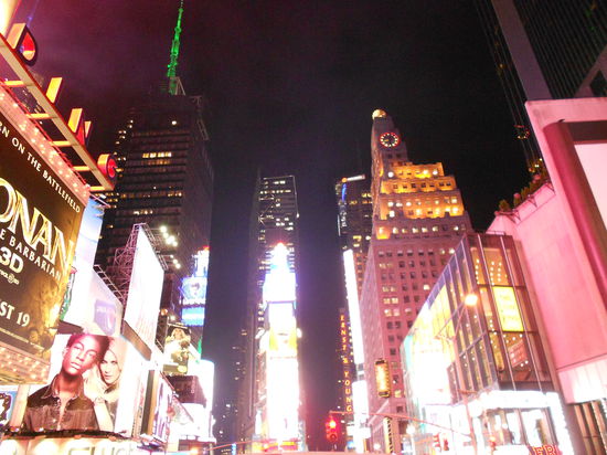 Timesquare! Lady Gaga hab ich leider nicht erwischt ..