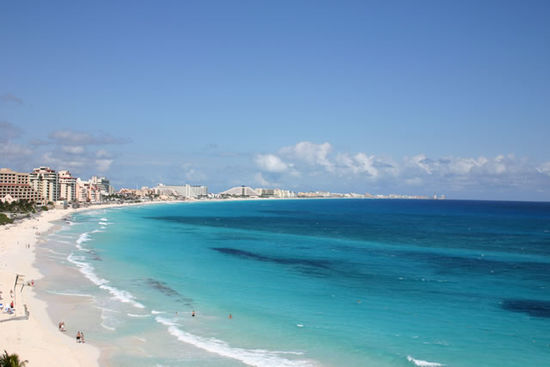 Strand von Cancun! Natuerlich nicht mein Bild - hatte meine Kamera vergessen