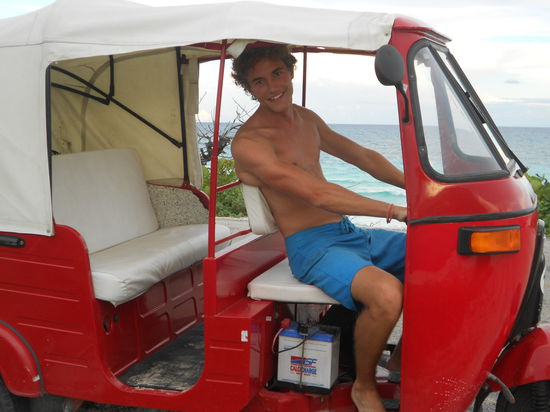 Fuehlte mich richtig wohl im Tuk-Tuk und waere gerne damit weiter Richtung Kolumbien gereist 