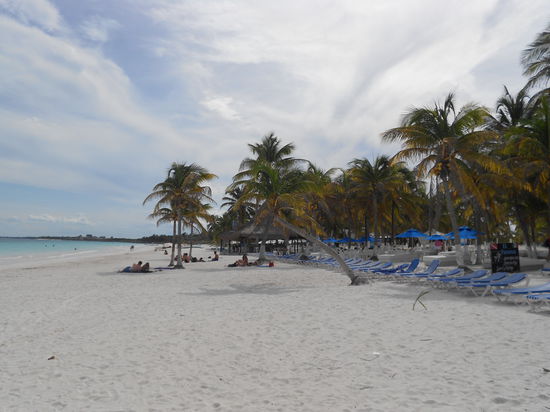 Der "normale" Strand von Tulum...