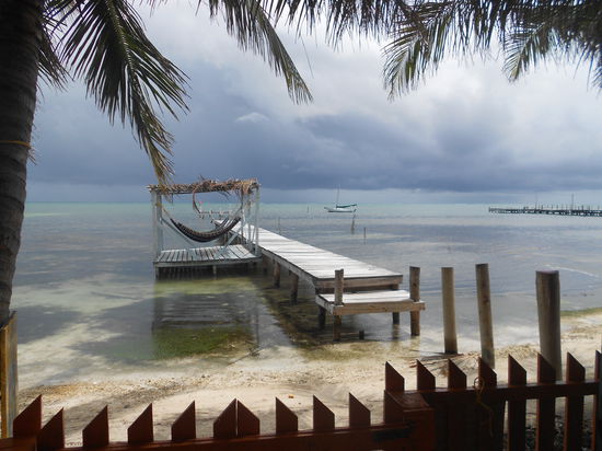 Aussicht vom Hostelgarten...