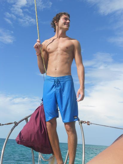 Auf vergeblicher Ausschau nach den versprochenen Tieren...