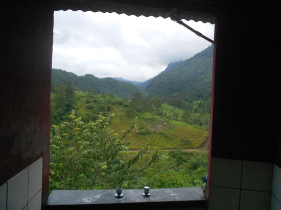 Die Aussicht aus der Dusche 