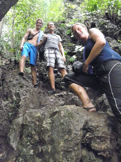 Die Wanderung zum Aussichtspunkt...