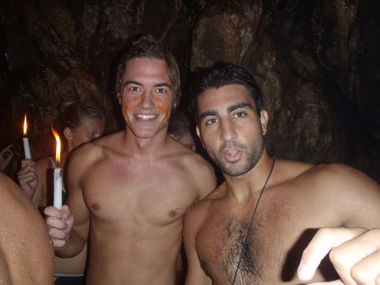 Daniel und ich in der Hoehle!