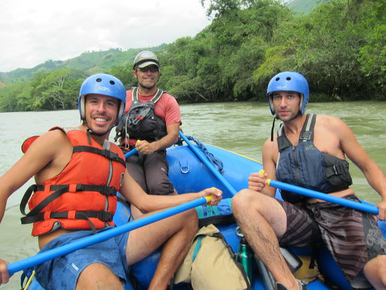 Edgar, Roberto und Niall...