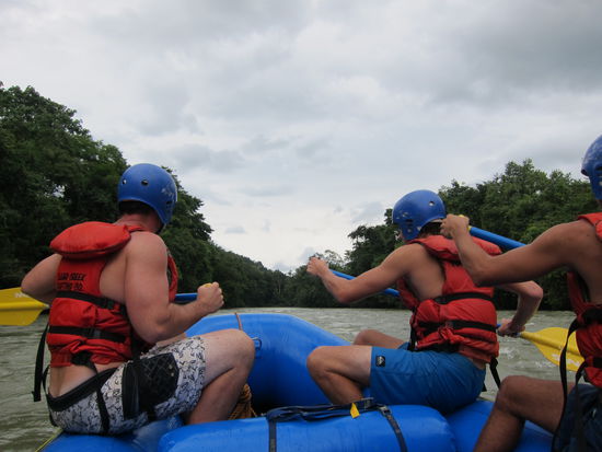 "Rambo" und ich in vorderster Front 