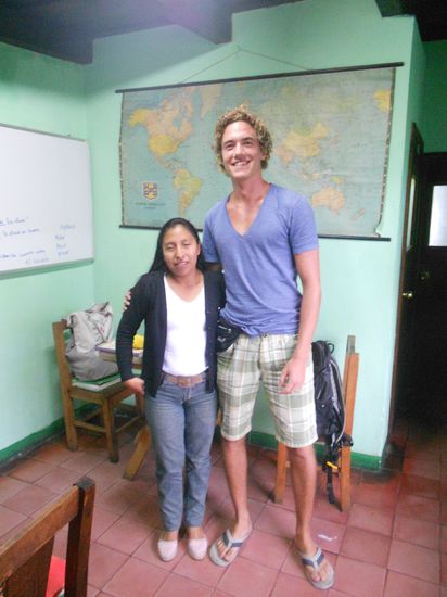 Nein nicht meine Tochter  - meine Spanischlehrerin Claudia...