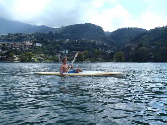 Mit dem Kajak auf Erkundungstour...