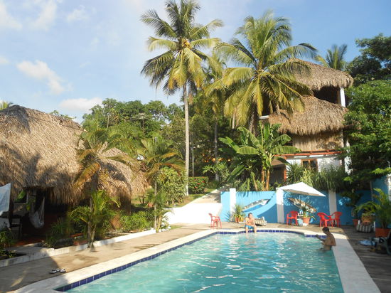 Das coole Hostel - sogar mit Pool 