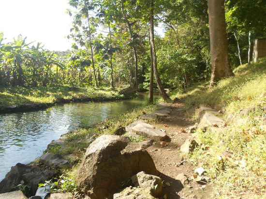 Der Fluss zum Waschen...