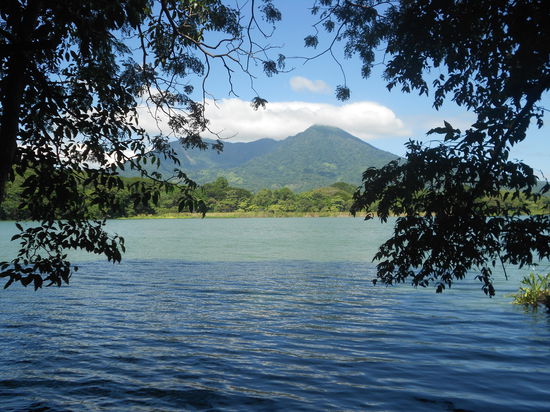 Die Lagune mit dem Mombacho im Hintergrund!