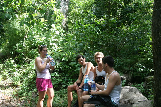 Das Feinripp - Team benoetigte auch mal eine Pause 