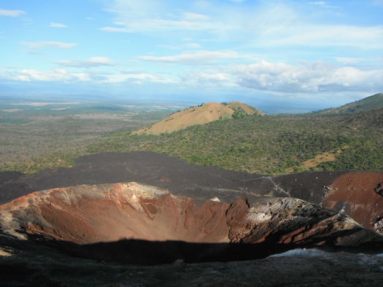 Einer der Krater des Cerro Negro!