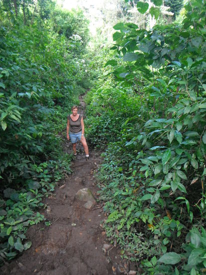 Mutti hatte langsam die Schnauze voll von der Wanderei !