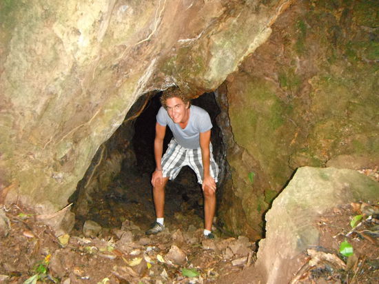 Auf Erkundung in einer der verlassenen Goldmienen