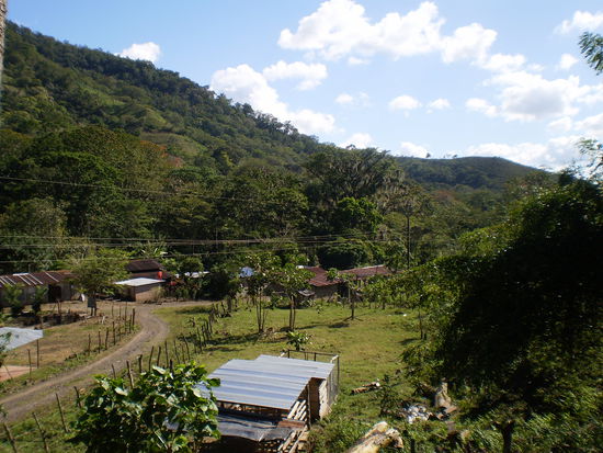 Das Dorf "La Pita" in den Bergen von Nicaragua