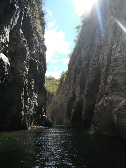 Dann wurde der Canyon wieder enger...