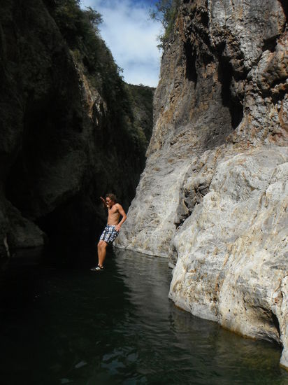 Manchmal mussten wir springen...