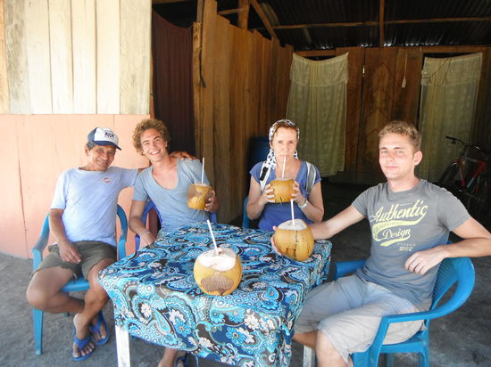 Meine Gastfamilie freute sich riessig als ich erneut auftauchte 