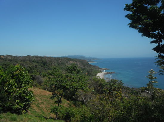 Die Aussicht ueber die Kueste von Montezuma!