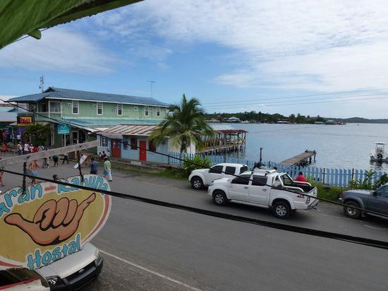 Aussicht von unserem Hostel!