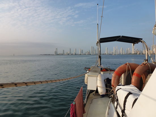 Ankunft im Hafen von Cartagena!
