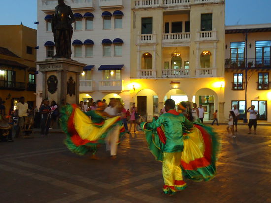 Kolumbien! "Fiesta" einfach ueberall 