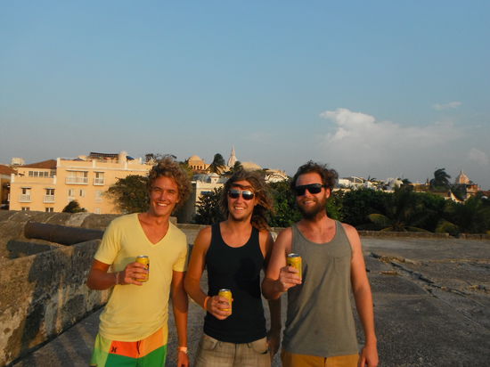 Das letzte Bier mit Justin und Adam !