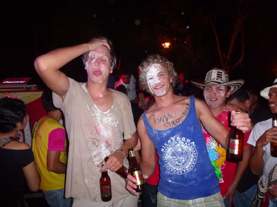 Markus und ich nach einem sehr langen Tag  