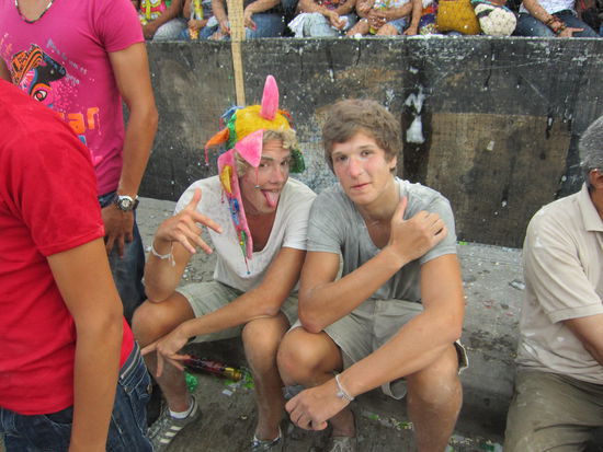 Markus und ich leicht erschoepft...