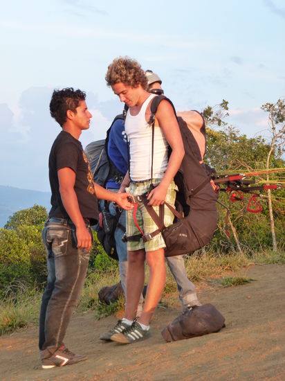 Technische Vorbereitung auf den Flug!