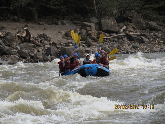 Rafting auf dem "Rio Suarez"