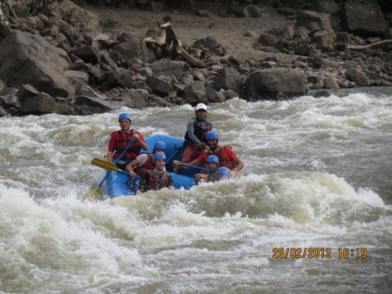 Doch langsam wurden die Wellen heftiger...