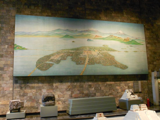 Mexiko Stadt vor gerade einmal 500 Jahren..