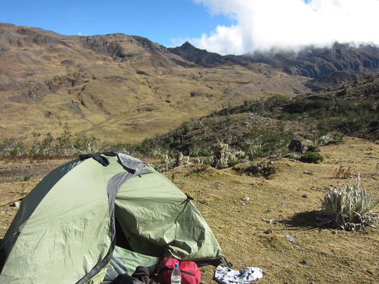 Unsere erste Nacht im Zelt!