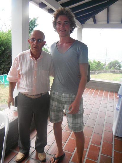 Roberto und ich! War ein komisches Gefuehl...