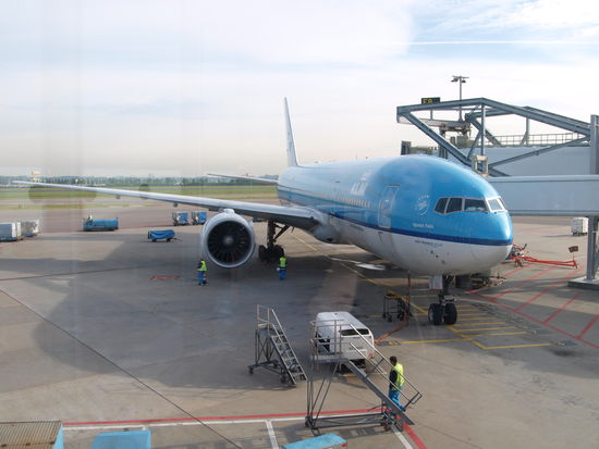 Mit KLM nach Südafrika.